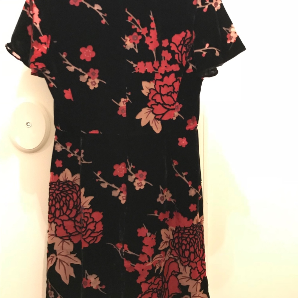 French Connection Wilma Devore Burnout Velvet A-Li - Picture 3 of 8